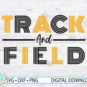 Track and Field SVG - Track and Field Team - Track SVG - Track Mom SVG - Png - Dxf - silhouet - Cricut Cut-bestand - digitaal bestand