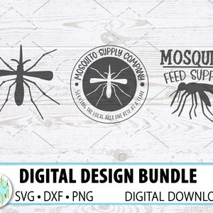Paquete SVG de camping divertido, paquete SVG de mosquitos, png de mosquitos, PNG de senderismo, descarga instantánea, paquete de archivos cortados para Cricut o silueta