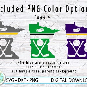 Hockey Door Sign SVG, Minnesota Hockey, Layered SVG, Team Color Options in PNG Format, Hockey Tournament Sign, Digital Download image 7