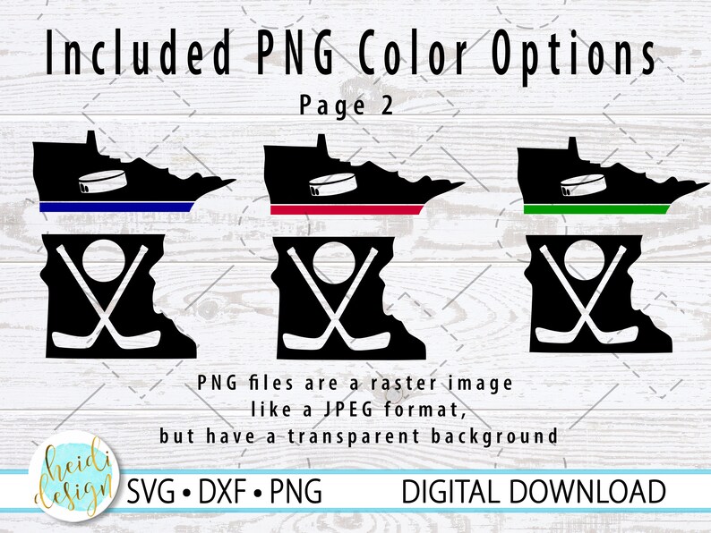 Hockey Door Sign SVG, Minnesota Hockey, Layered SVG, Team Color Options in PNG Format, Hockey Tournament Sign, Digital Download image 5