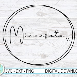 Modern Minnesota SVG for Cricut, Instant Download, Minnesota SVG for T-Shirt Design, Minnesota Cricut File, Minnesota T-Shirt Design