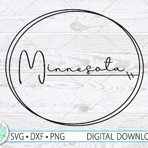 Moderne Minnesota SVG für Cricut, Instant Download, Minnesota SVG für T-Shirt Design, Minnesota Cricut-Datei, Minnesota T-Shirt Design
