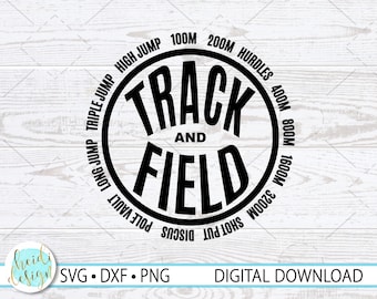 Track and Field SVG, Track and Field SVG for Cricut, Digital Download, Track and Field T-Shirt, Modern Track SVG, Track and Field Iron-on