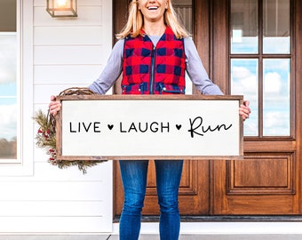 Running SVG, Modern Running SVG, Live Laugh Run, Fitness SVG, Track and Field Svg, Cross Country Svg, Instant Download, Png, Dxf, Cut File