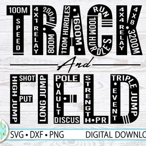 Track and Field SVG, Track and Field SVG for Cricut, Track and Field SVG, Track Mom, Instant Download, Png, Dxf, Cut File