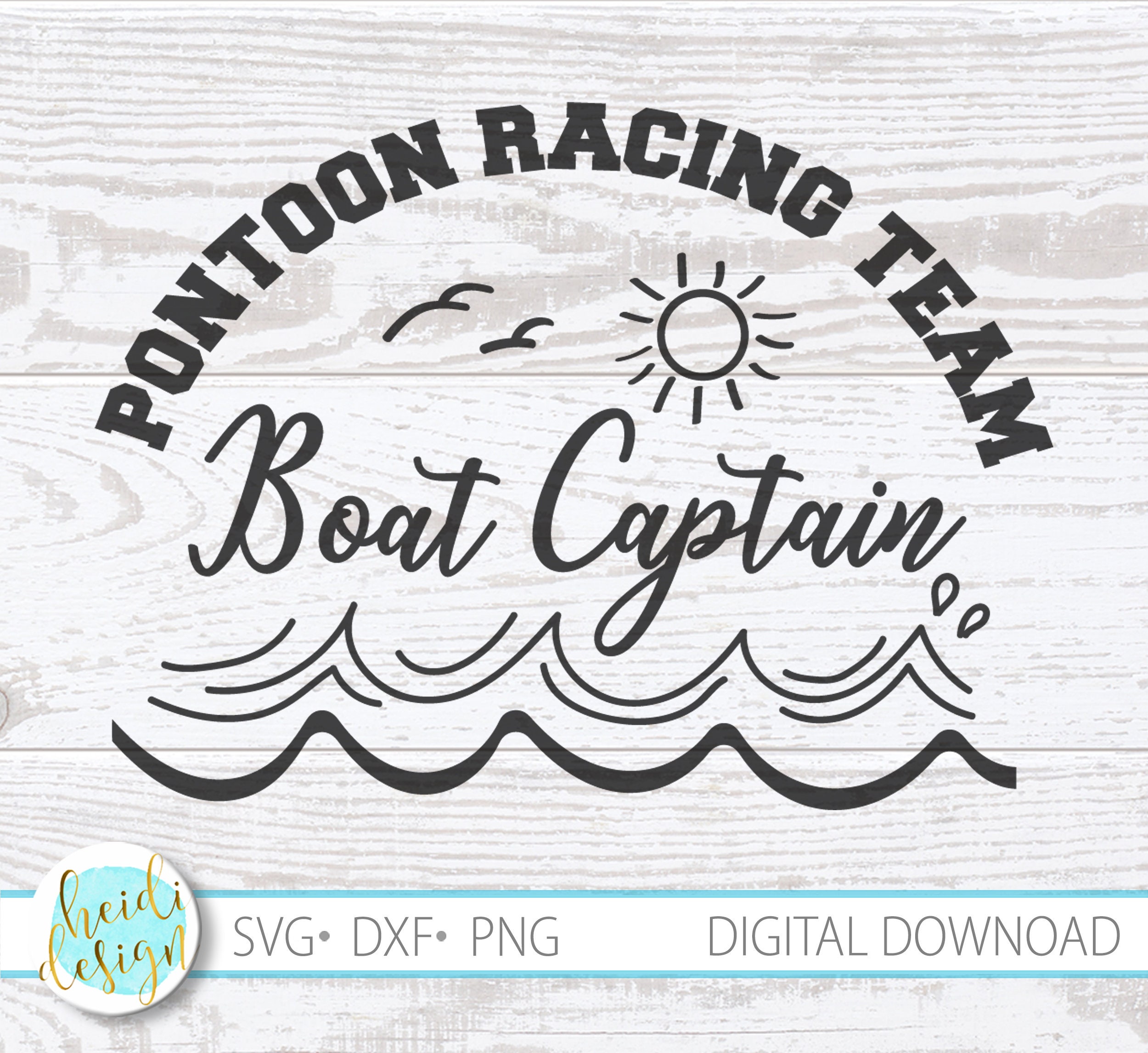 Pontoon Boat Clipart Free Boat Captain Pontoon Svg Lake Vector Eps ...