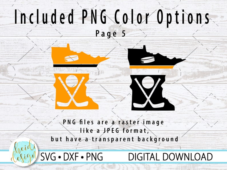 Hockey Door Sign SVG, Minnesota Hockey, Layered SVG, Team Color Options in PNG Format, Hockey Tournament Sign, Digital Download image 8