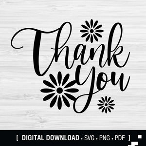 Thank You SVG, Thank You printable, Thankful, digital download