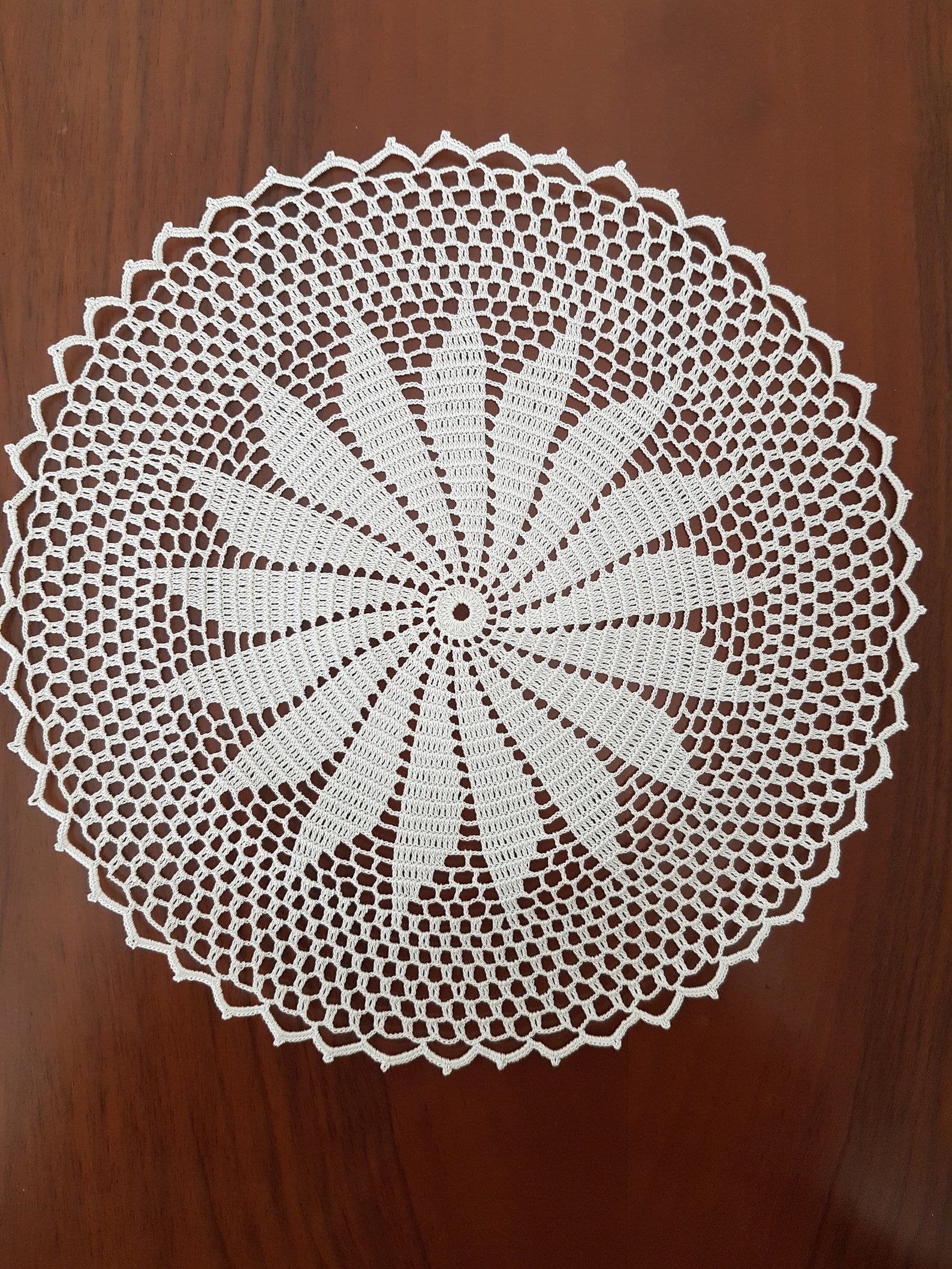 Lace Doily Round Coffee Table Cloth Handmade Crochet Doily Etsy