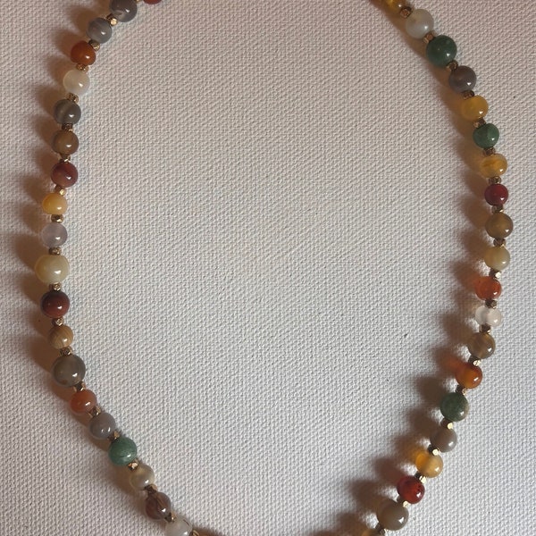 Recycled Glass Beaded Necklace