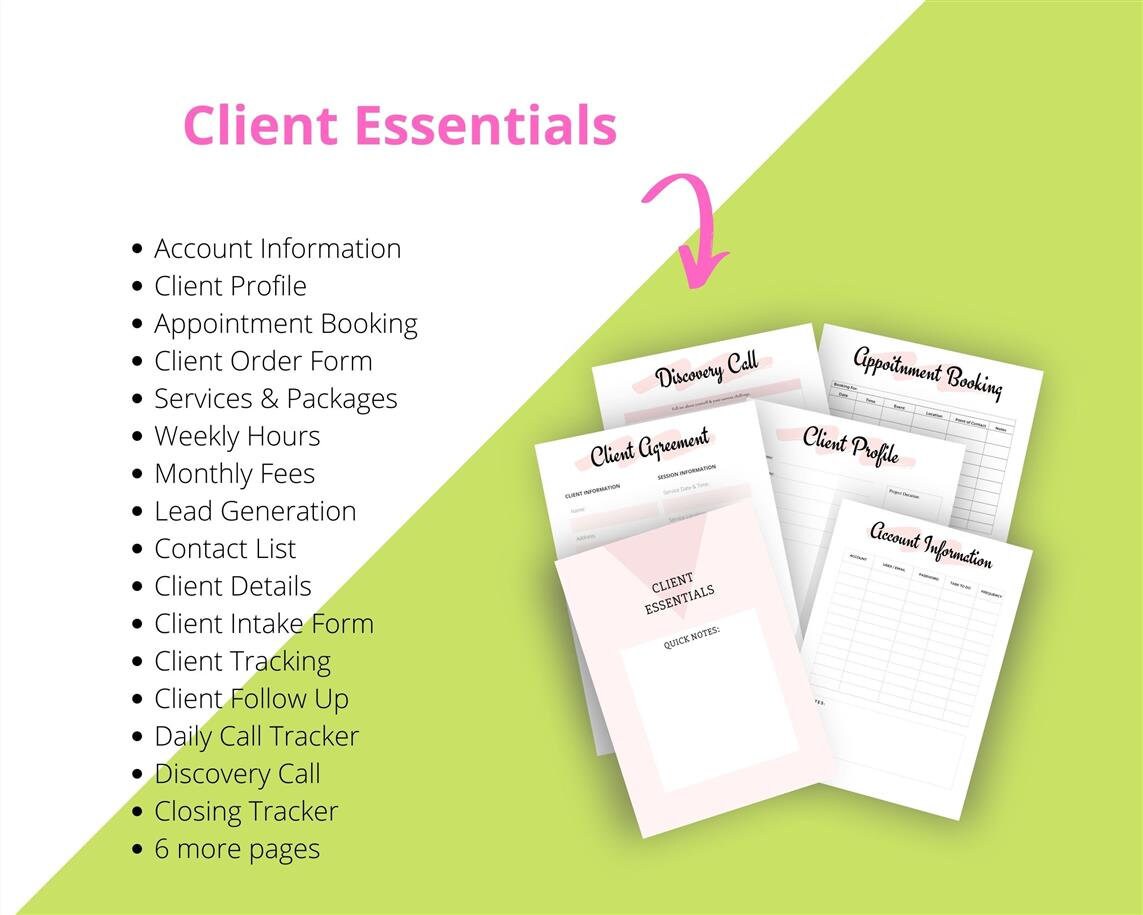 Virtual Assistant Business Planner Virtual Business Planner Etsy