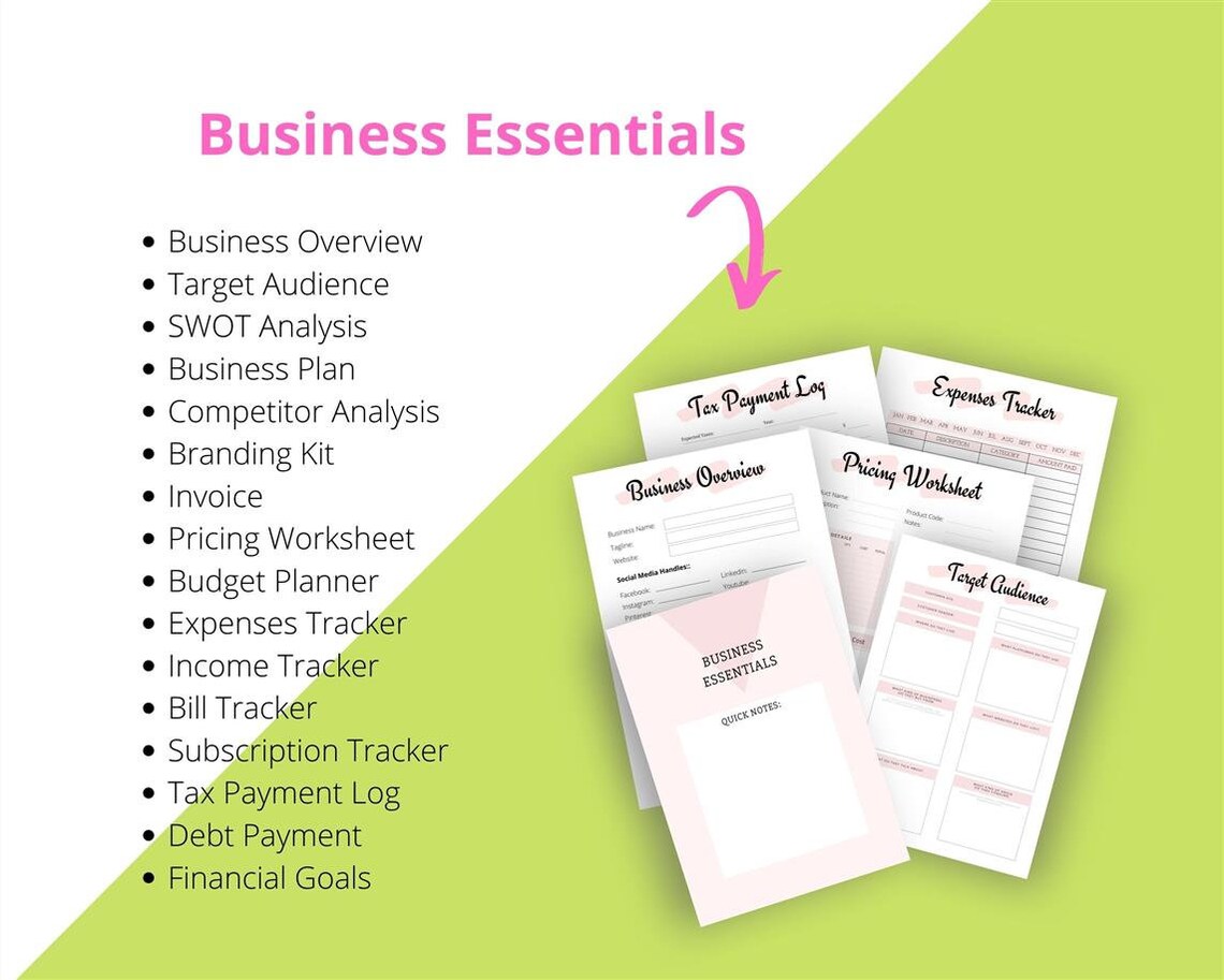 Virtual Assistant Business Planner Virtual Business Planner Etsy