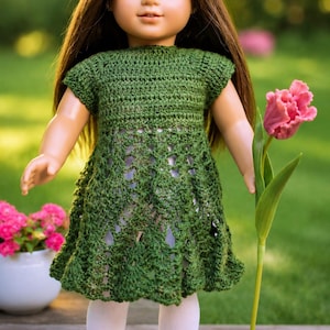 Vestido tejido para muñeca American Girls