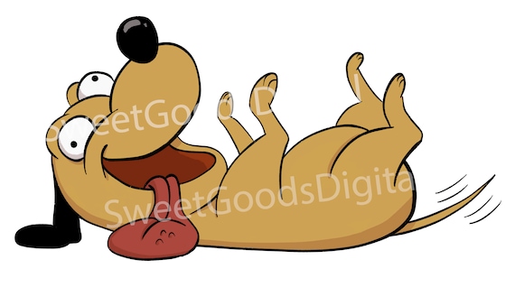 Silly dog cartoon sales