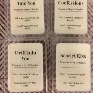 Soy Wax Melts – 100% Natural, 6 Melts per Clamshell, Multiple Scents Available