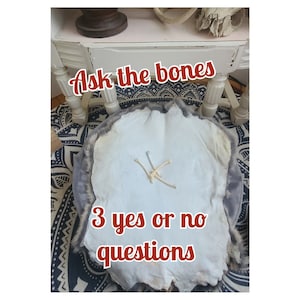 CUSTOM BONE READING Divination Osteomancy Tarot yes or no questions spirit guides personalized bone throw
