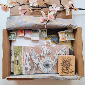 Petite boîte à lettres/ensemble éphémères/kit de journal indésirable