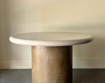 Vintage Custom Bullnose Terrazzo Dining Table