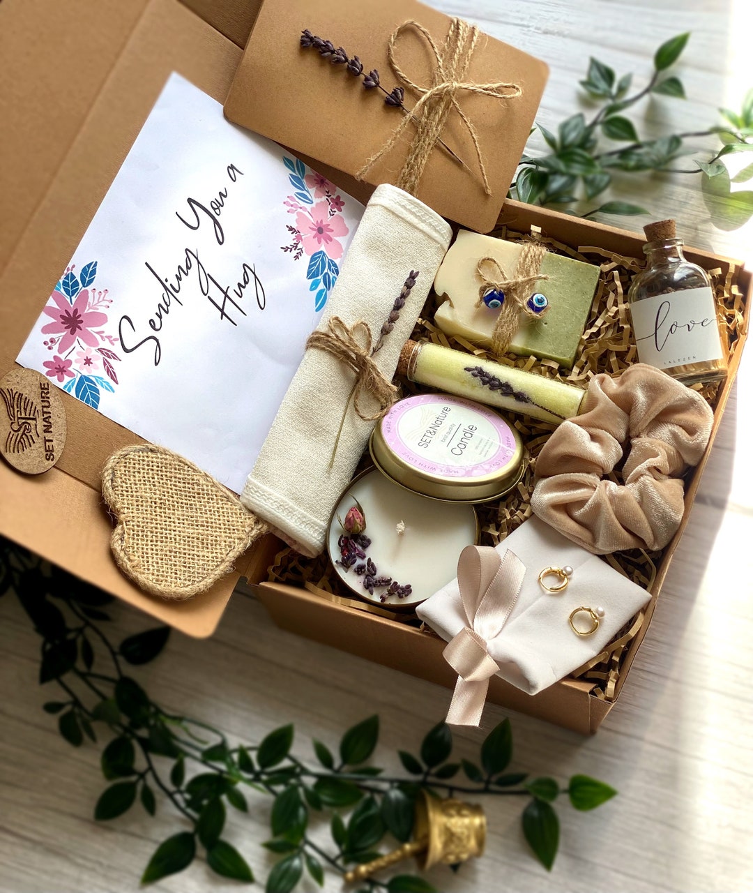 Luxury Spa Gift Box Spa Gift Set for Women Tea Tree Soap Etsy