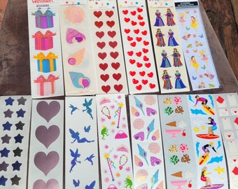 Vintage 1990s Mrs Grossman Paper Company Mrs Grossman\u2019s Wedding Birthday Gifts Presents Stickers Stickers by the Yard