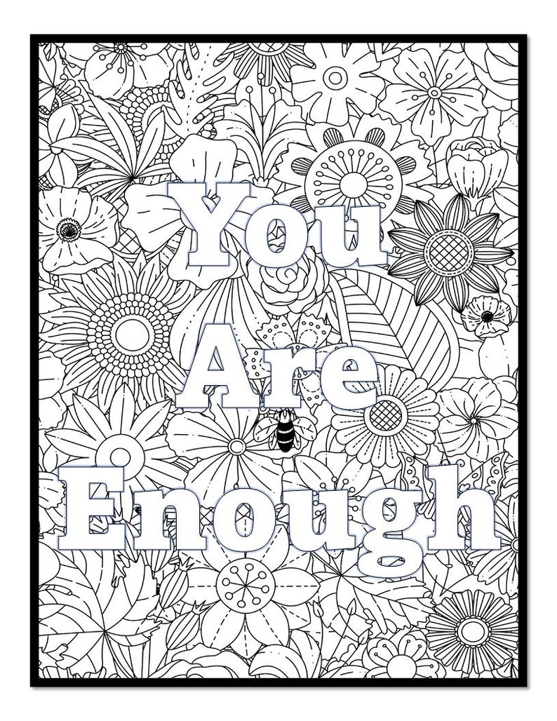 98 Motivational Coloring Pages Pdf Coloring Book Digital - Etsy