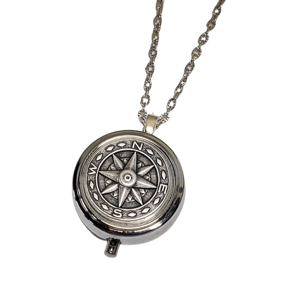 Pill Box Necklace Etsy