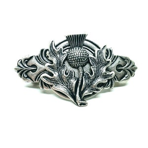 Handmade Scottish Thistle Hair Clip Barrette