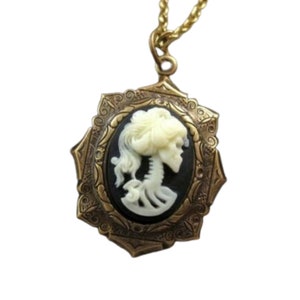 Handmade Gothic Princess Day Of The Dead Necklace