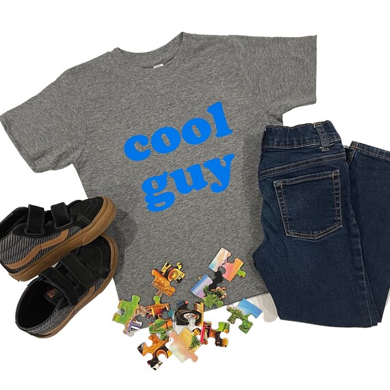 Cool Guy Toddler/Boys Graphic Tshirt Funny Kids Tops and Etsy