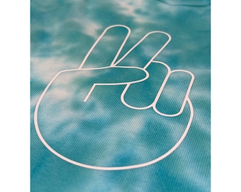 Peace Sign Tie Dye Baby Onesie | Super Cute Baby Gift