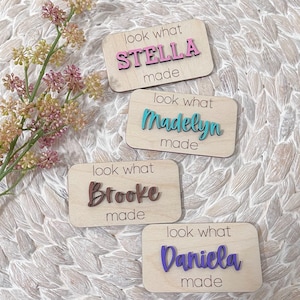 Kids magnets | Personalized Look What I Made Magnets | Kids Name | Display | Gift | Refrigerator Magnet | Home Decor | Gift Ideas