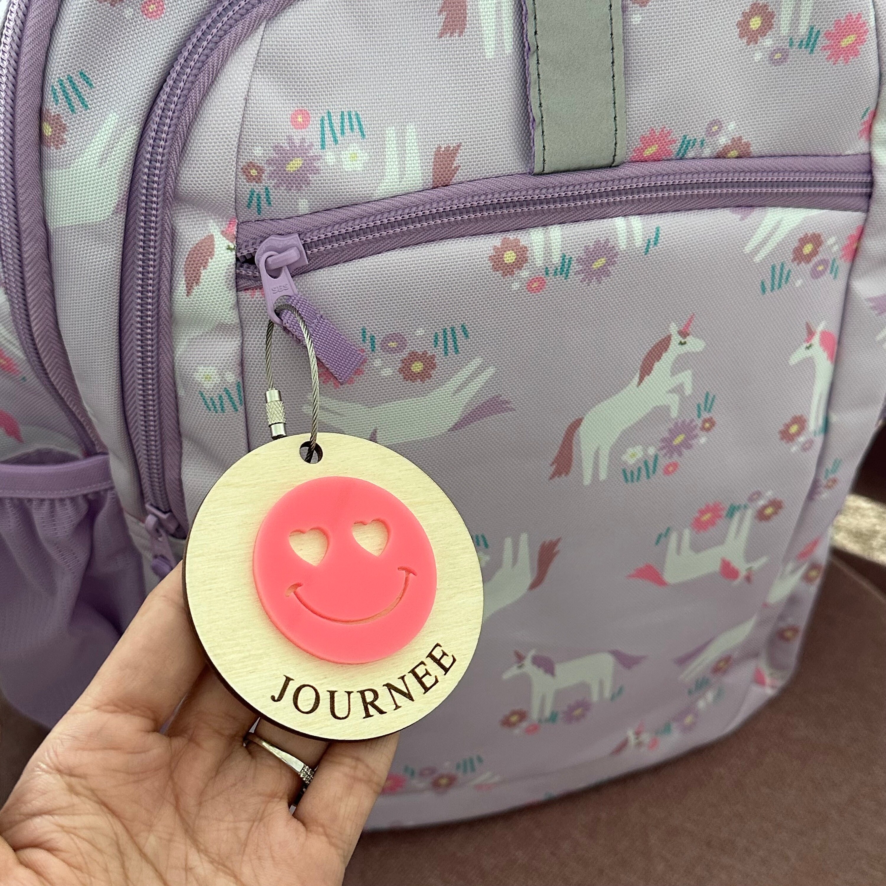 Backpack Tag / Luggage Tag / Name Tag / School Tag / Keychain - Etsy