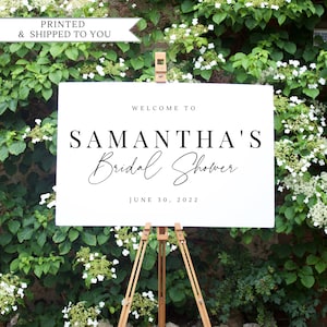 Bridal Shower Welcome Sign | Custom Welcome Sign | Bridal Shower Sign | Custom Event Signage | Playfair Bridal BMM4001