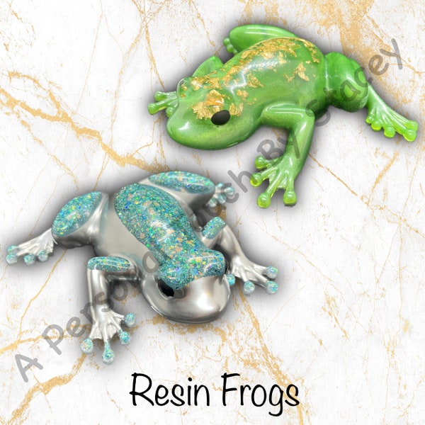 Handmade Resin Frog