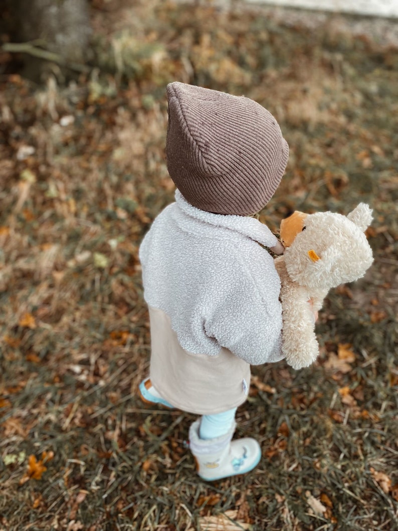 Kinder Pullover mit Teilung und Reißverschluss Hoodie mit Kragen Kuschelig Größenauswahl überzieher Mädchen Junge Gr 74 128 Bild 3