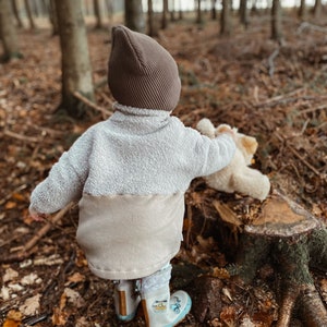 Kinder Pullover mit Teilung und Reißverschluss Hoodie mit Kragen Kuschelig Größenauswahl überzieher Mädchen Junge Gr 74 128 Bild 7