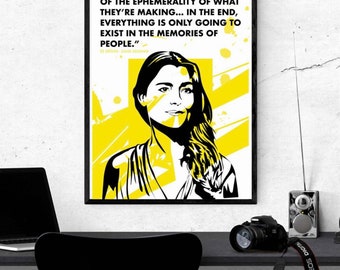 Stage Designer Es Devlin Digital Download Poster–  Quote|Theatre lover poster|artwork|print|illustration|Theatre|stage|arts|Theatre gifts.