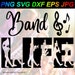Band Life 2 Guitar Drums Strings Horns Brass  PNG SVG DXF Eps Jpg 