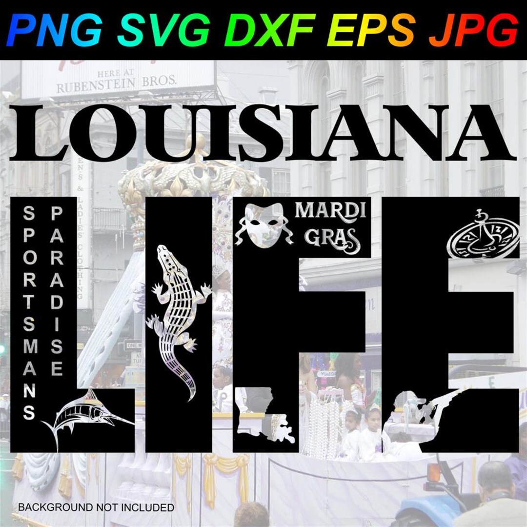 Louisiana Life Mardi Gras Mudbugs Coonass Sportsman Paradise Alligators ...