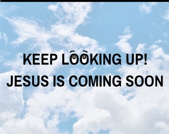 Jesus Is Coming Svg Etsy