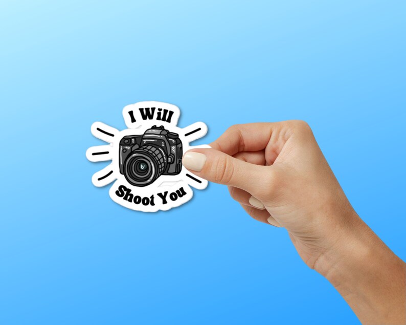 Photographer Camera Stickers: Waterproof Vinyl Decals for Laptop, Journal - Set of 12 image 6