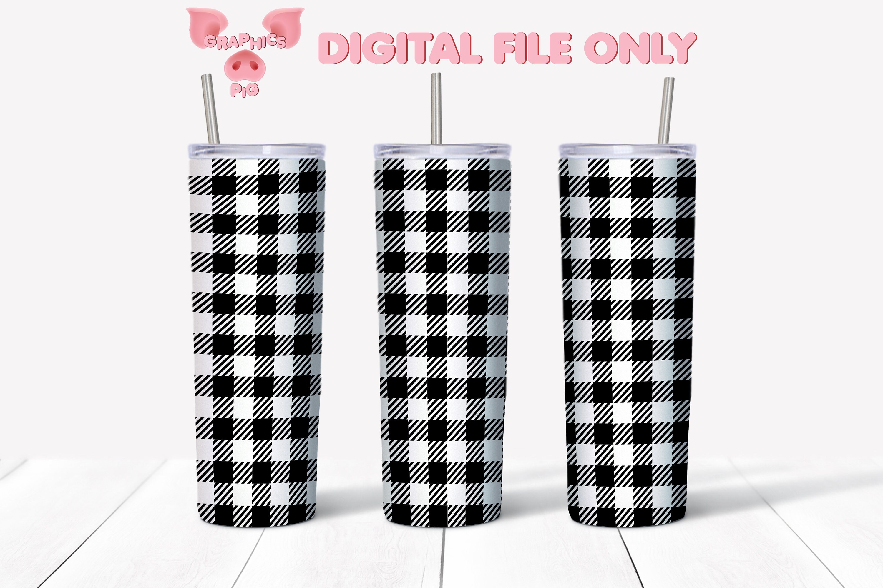Buffalo Plaid Black and White Seamless Pattern - Etsy