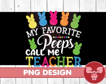 Mis amigos favoritos me llaman profesor SVG / PNG de Pascua / Diseño divertido para profesores / Descarga digital