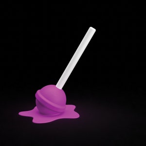 Melting Lollipop STL Digital File for 3D Printing, print and paint or make molds for resin