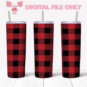 Buffalo Plaid rosso e nero senza cuciture png