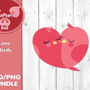 Love Birds Valentines Day Png/Svg for decals, shirts, and more