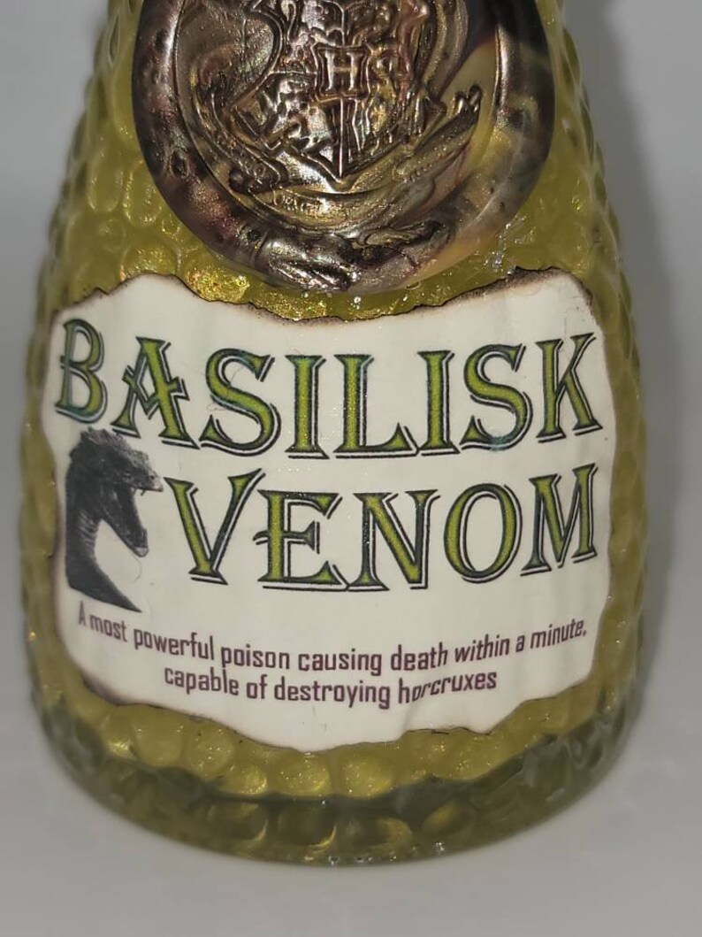 Basilisk Venom Potion Harry Potter Inspired Bottle Swirl Etsy