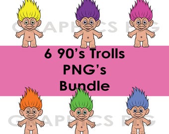 1990年代 トロール人形 ３体(レア品) トロール人形 90年代 デッドストック Lucky Lottery Troll