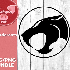 Thundercats Retro Digital SVG, Silhouette, and PNG File for Decals and More