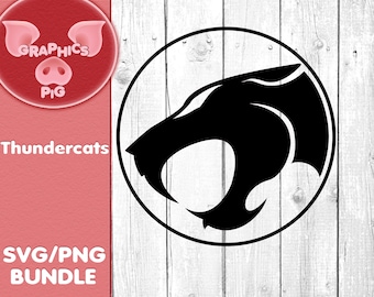 Thundercats Retro Digitale SVG, Silhouette und PNG Datei für Aufkleber und mehr